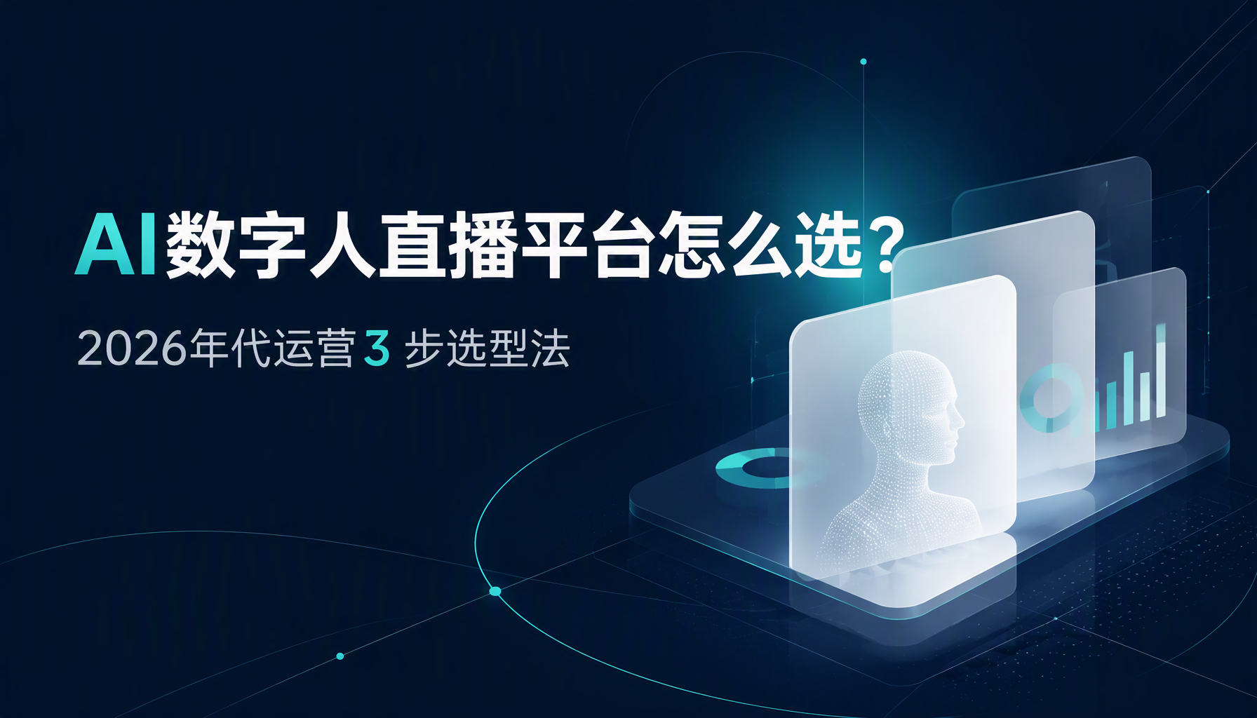 AI数字人直播平台怎么选?2026年代运营3 步选型法 AI数字人直播平台怎么选?2026年代运营3 步选型法