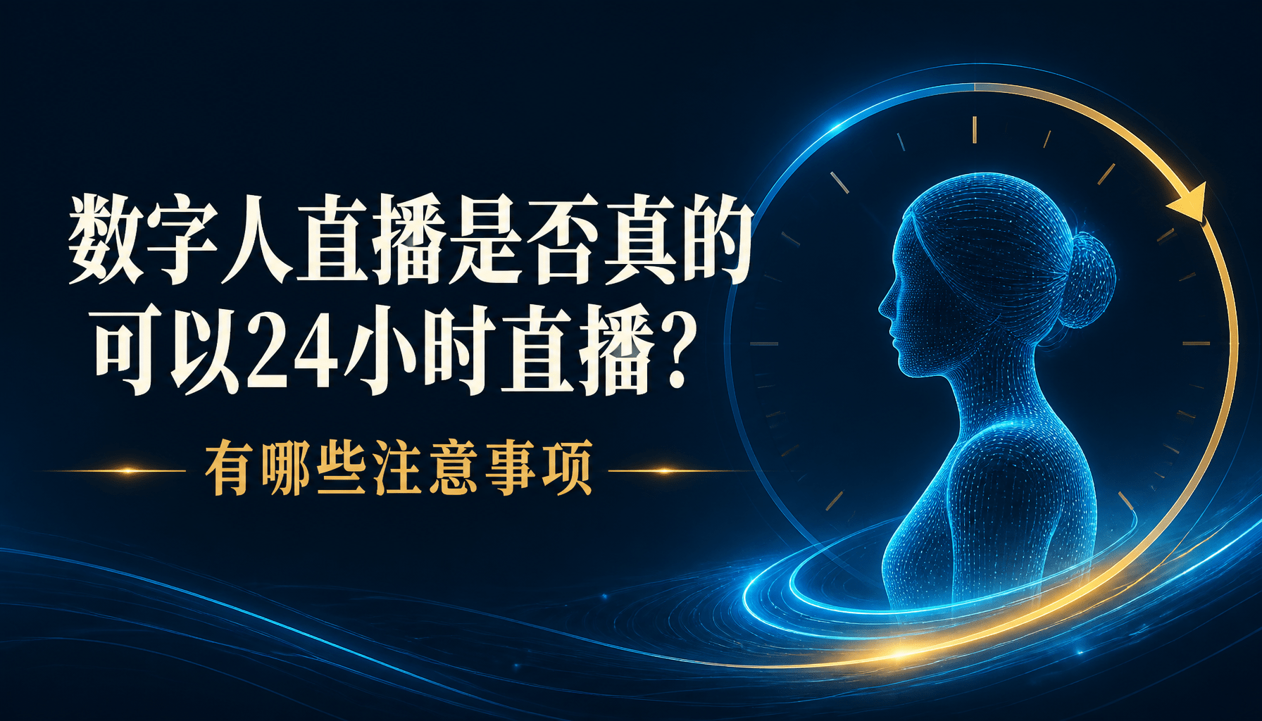 数字人直播是否真的可以24小时直播?有哪些注意事项 数字人直播是否真的可以24小时直播?有哪些注意事项