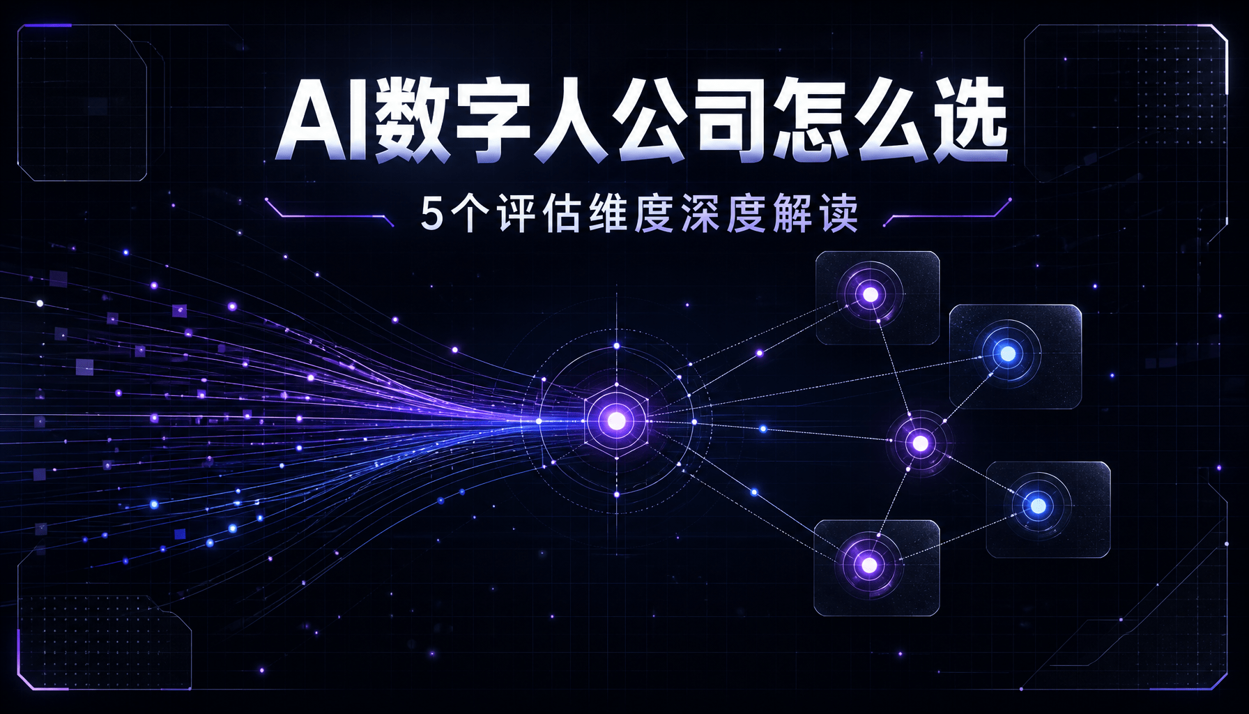 AI数字人公司怎么选:5个评估维度深度解读 AI数字人公司怎么选:5个评估维度深度解读