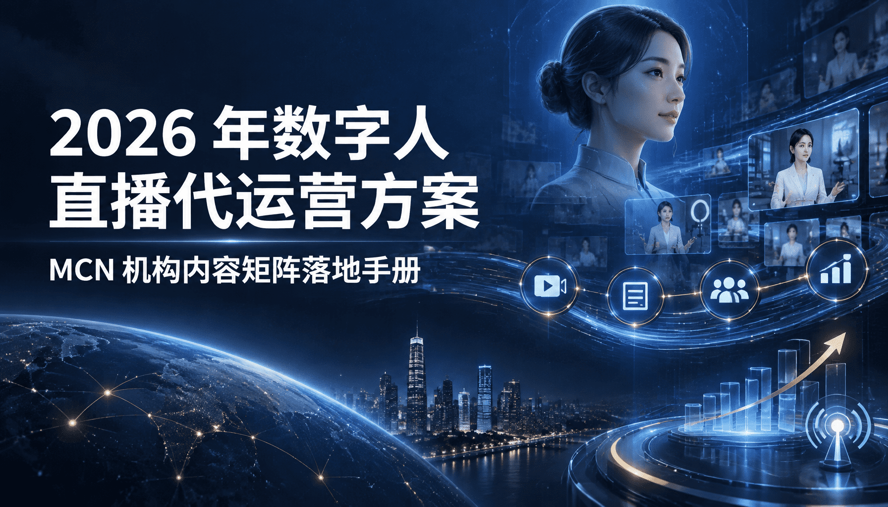 2026年数字人直播代运营方案:MCN机构内容矩阵落地手册 2026年数字人直播代运营方案:MCN机构内容矩阵落地手册