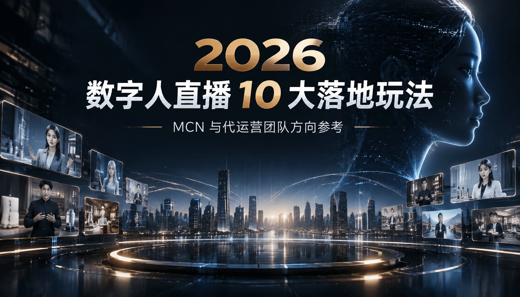2026 数字人直播 10 大落地玩法｜MCN 与代运营团队方向参考