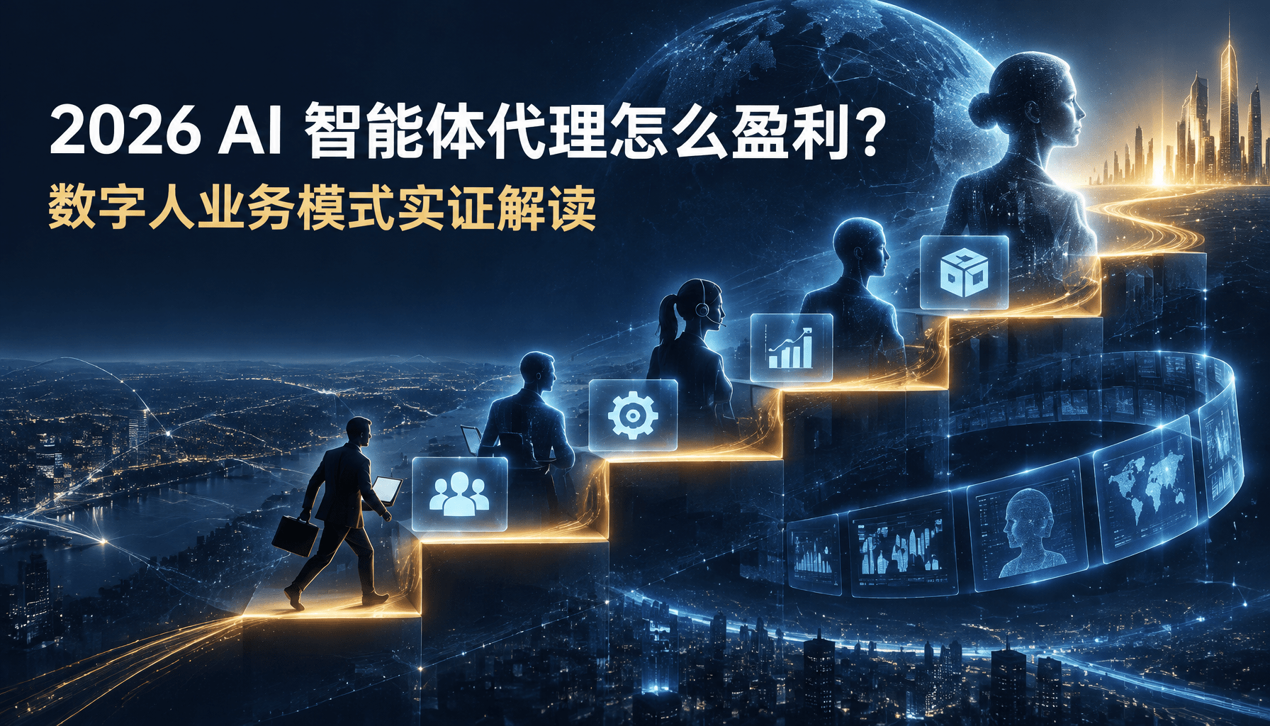 2026 AI 智能体代理怎么盈利？数字人业务模式实证解读
