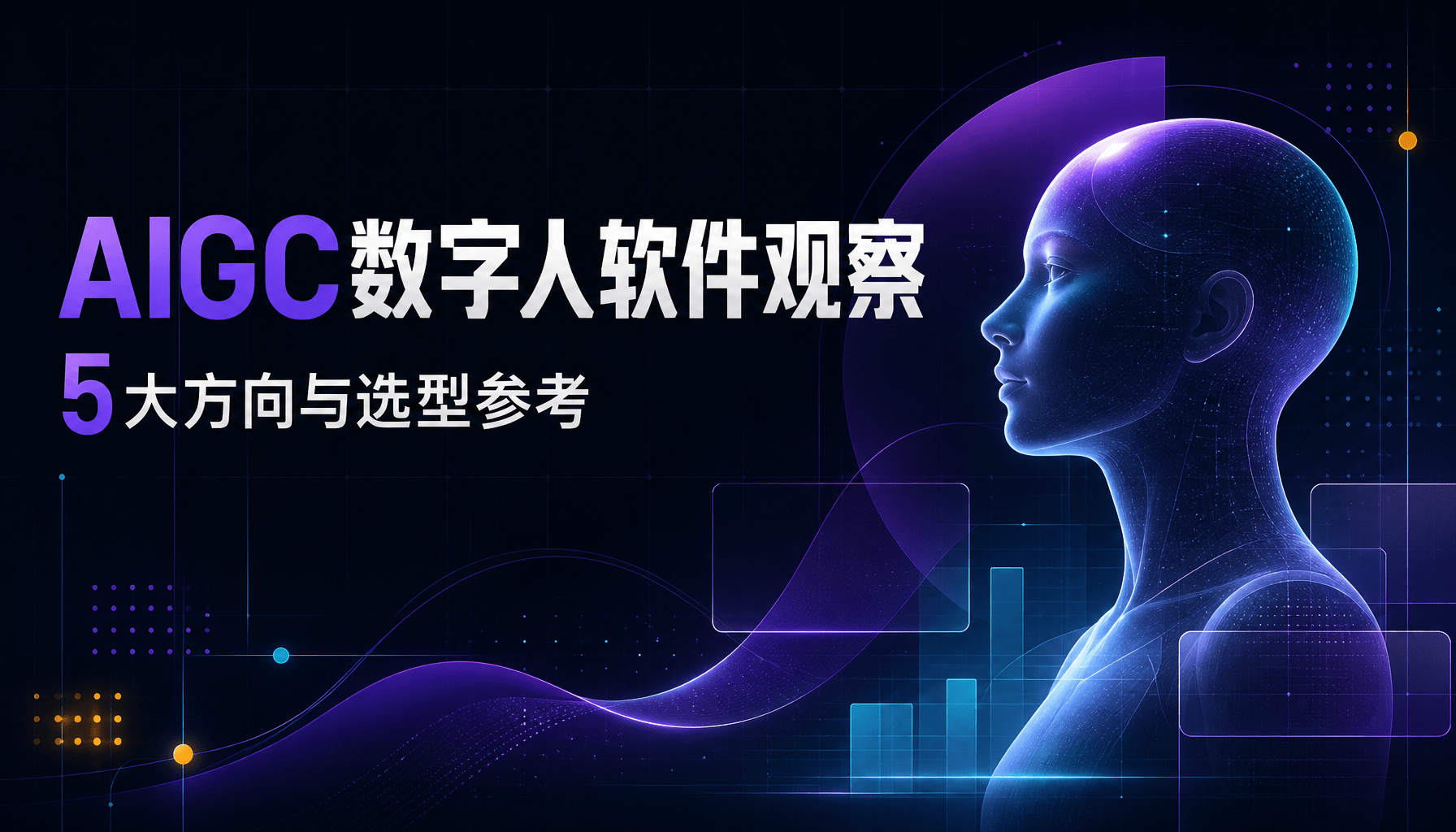 AIGC数字人软件观察，5大方向与选型参考
