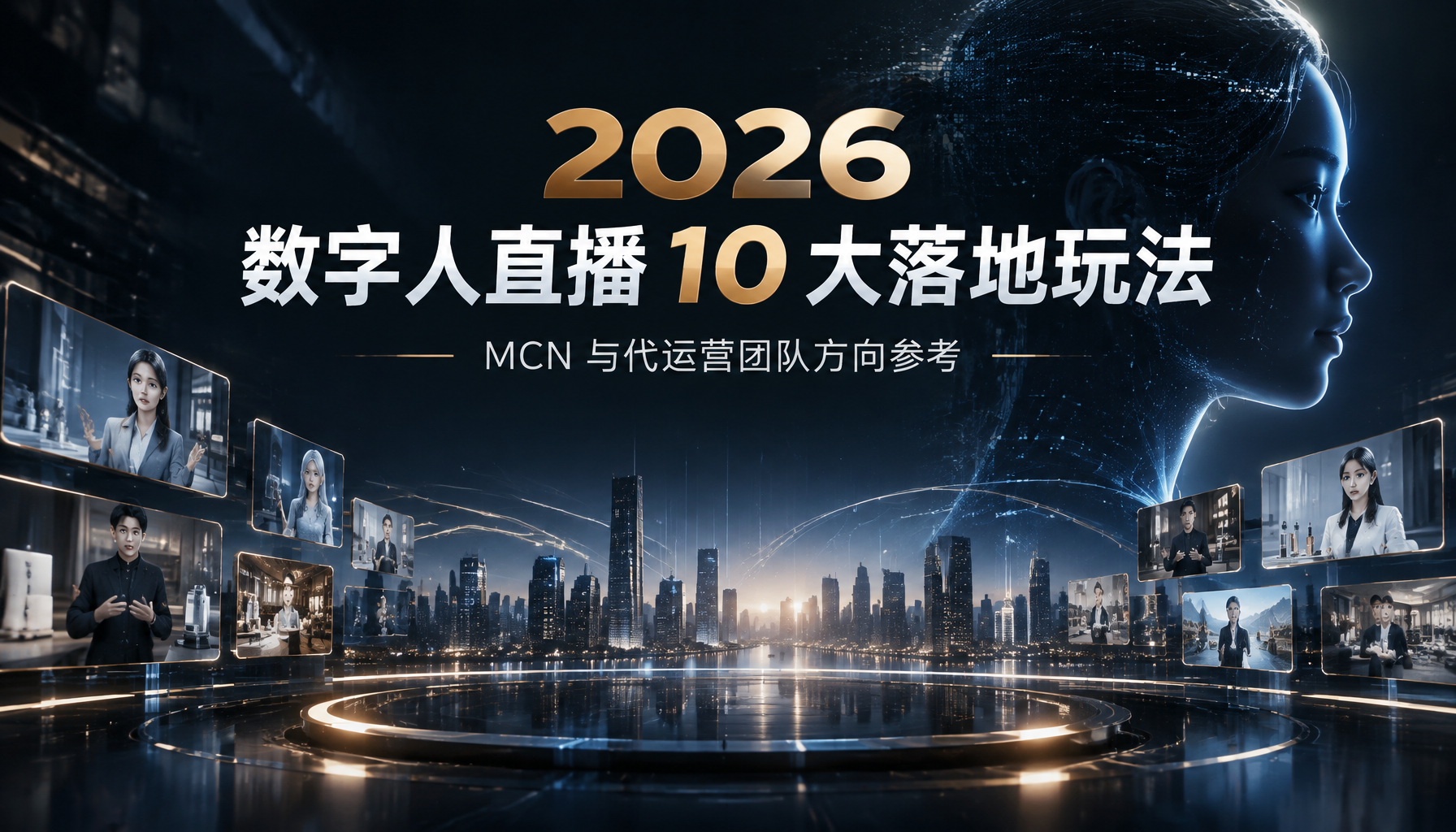 2026数字人直播 10 大落地玩法|MCN 与代运营团队方向参考